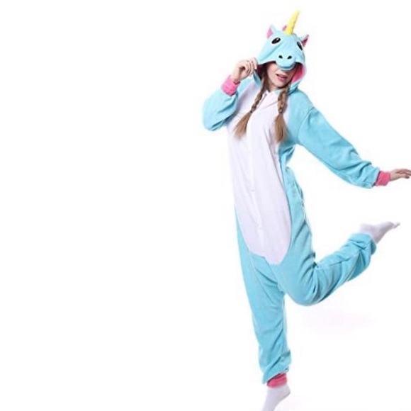 Animal Kigurumi Unicorn Cosplay Pajamas - - Picture 1 of 5